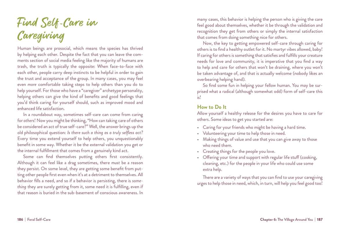 Feral Self-Care: 100 Ways to Liberate and Celebrate Your Messy, Wild, and Untamed Self