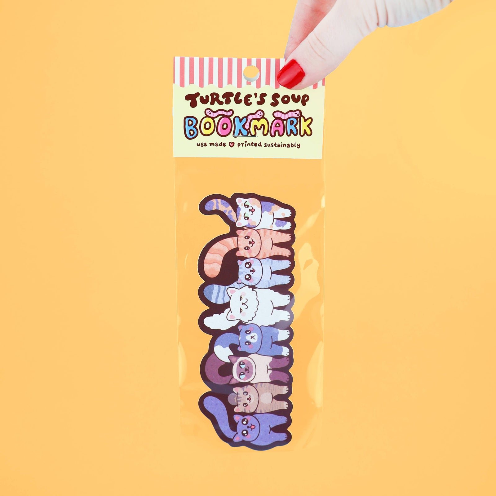 Funny Cat Butts Book Lover Kitty Bookmark