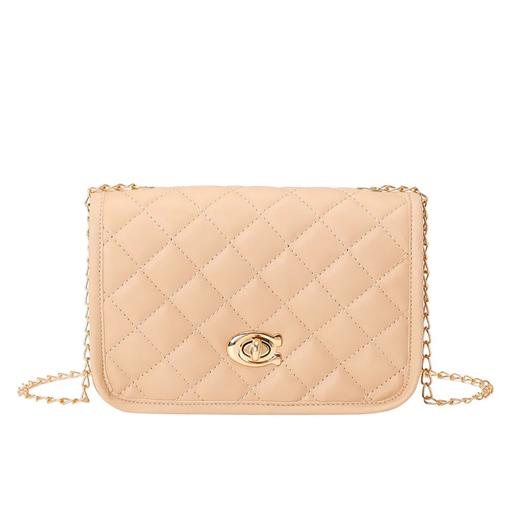 Quilted Chain Crossbody Bag