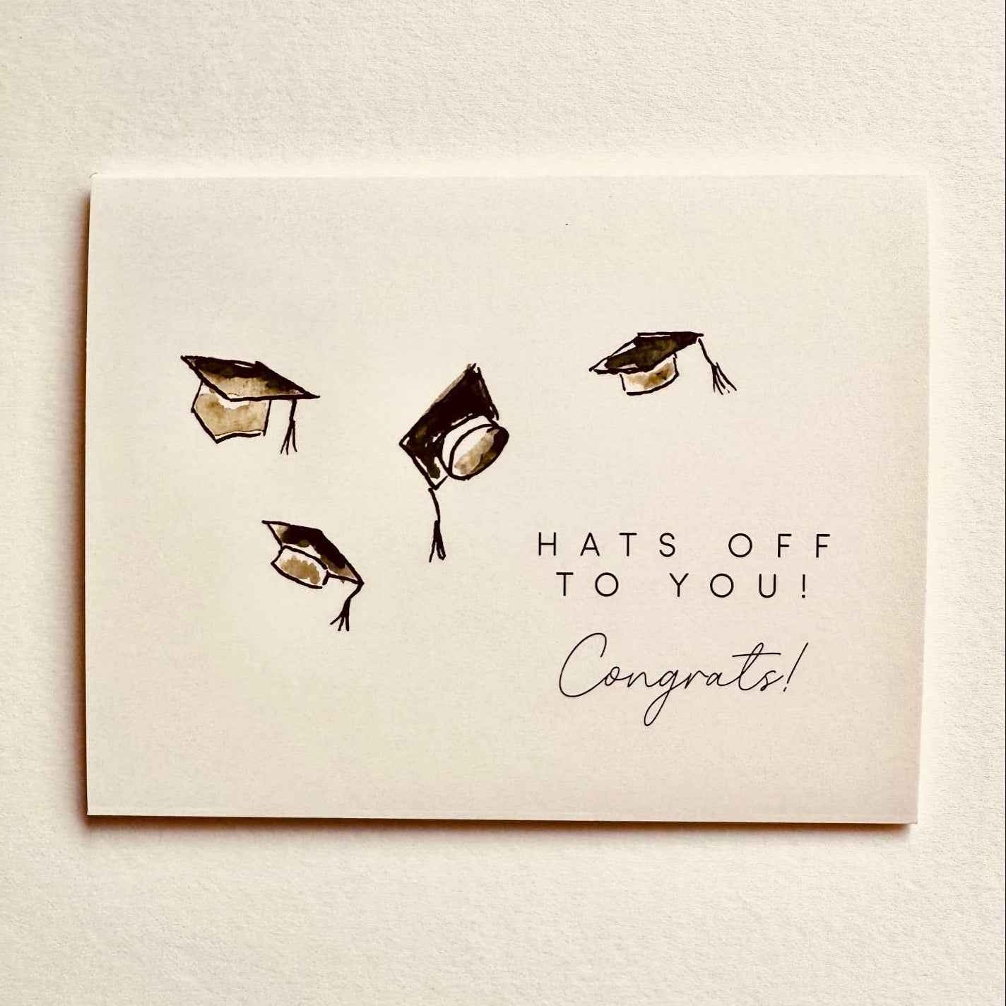 Hat's Off To You! Graduation Card