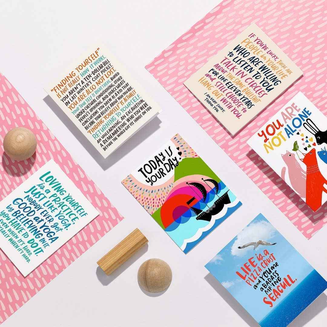 Lisa Congdon You Are Not Alone Card