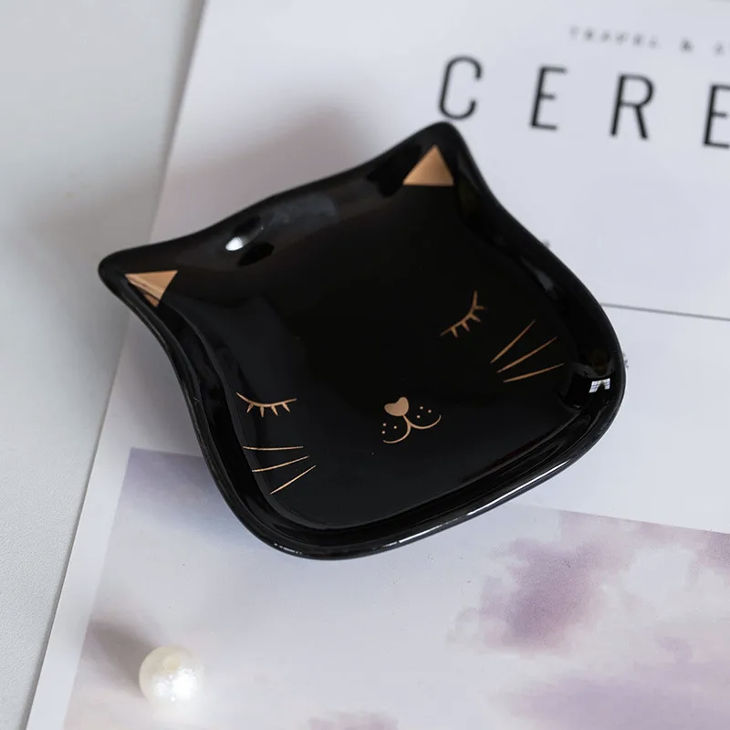 Sleepy Cat Trinket Dish