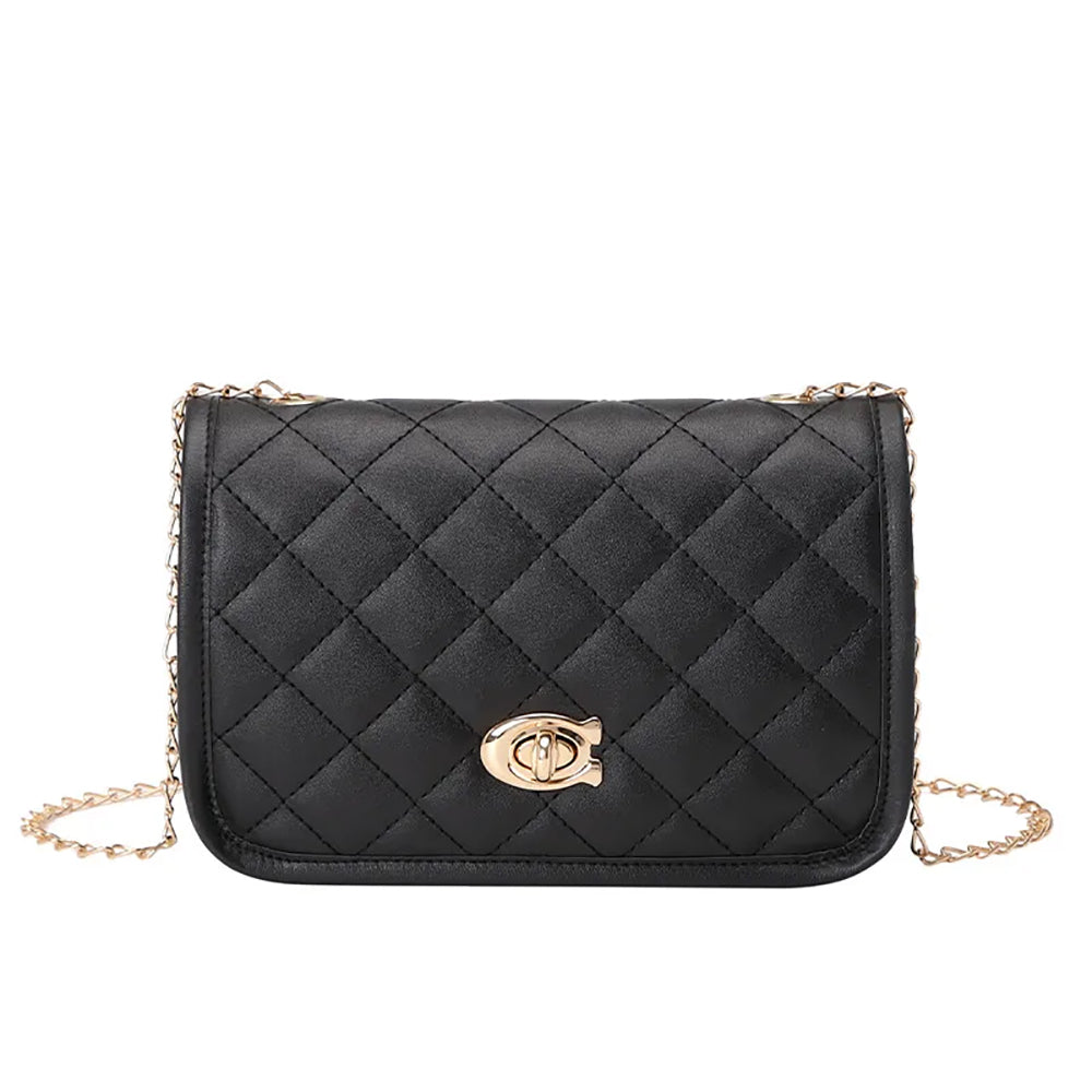 Quilted Chain Crossbody Bag