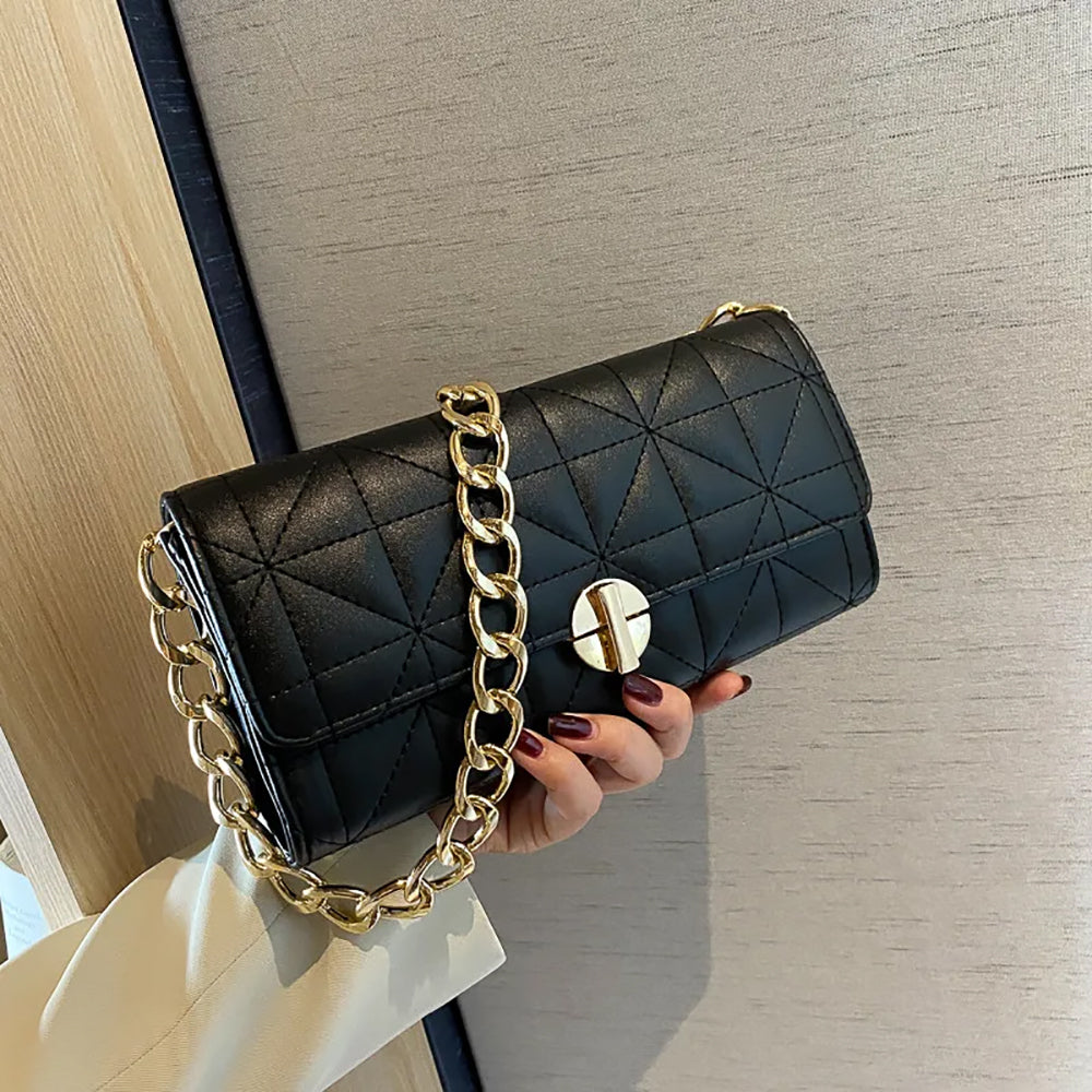 Classic Quilted Chain Shoulder Bag