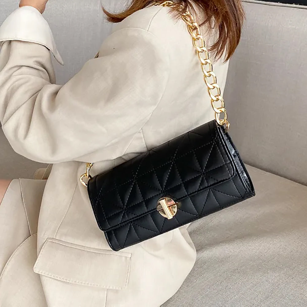 Classic Quilted Chain Shoulder Bag