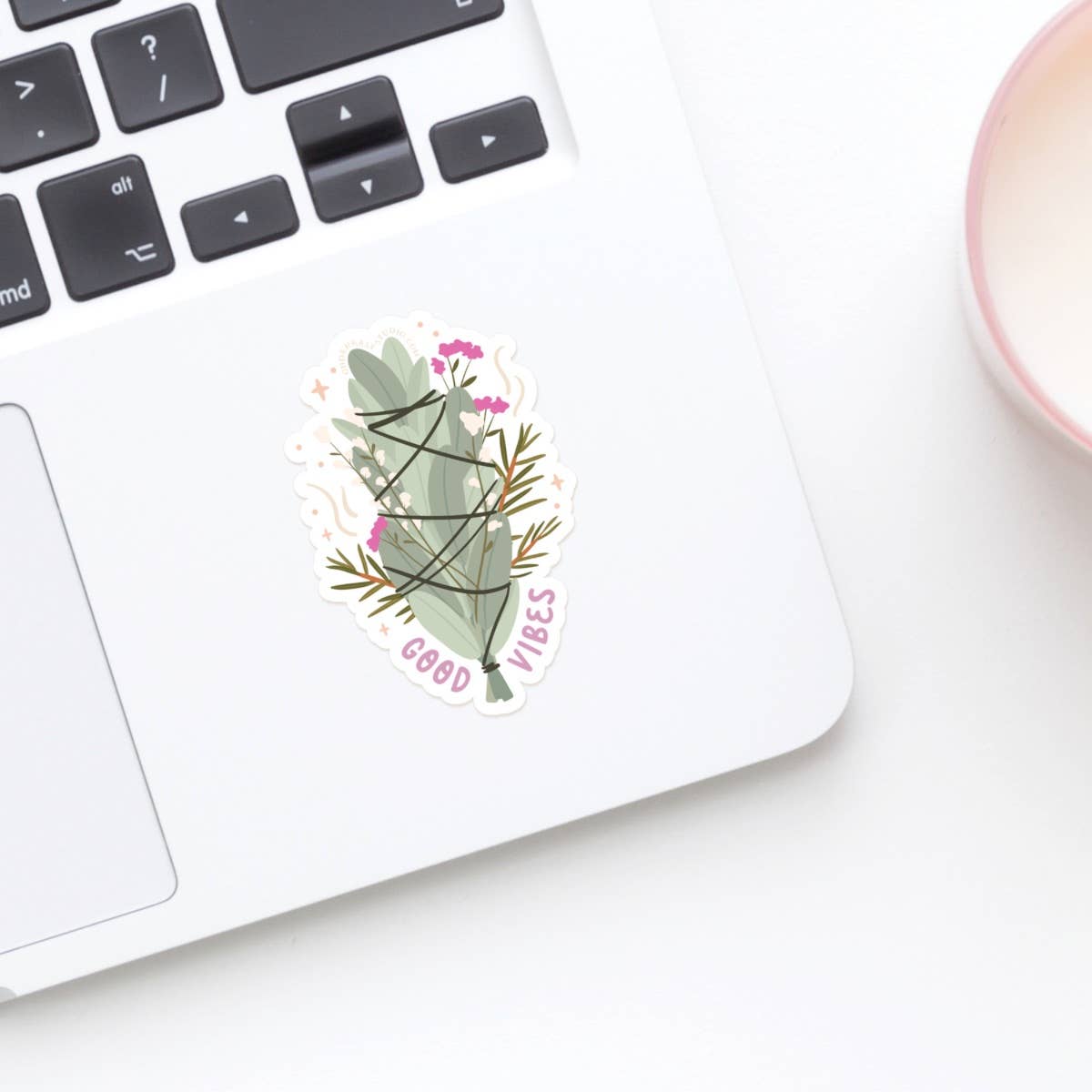 Good Vibes Smudge Stick Sticker
