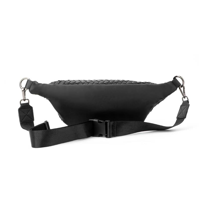 The Riley Woven Sling Bag | Vegan Leather