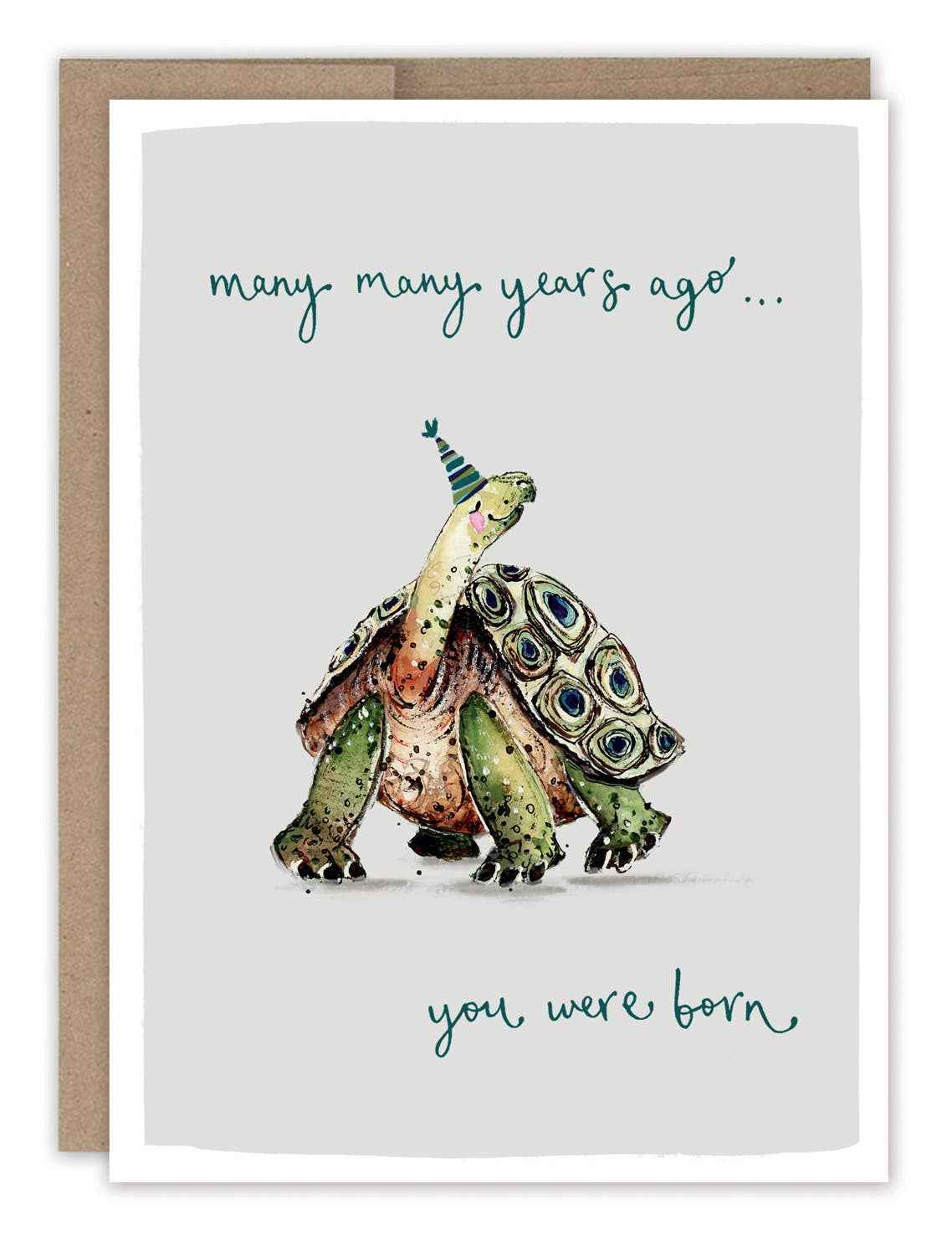 Tortoise Birthday Card