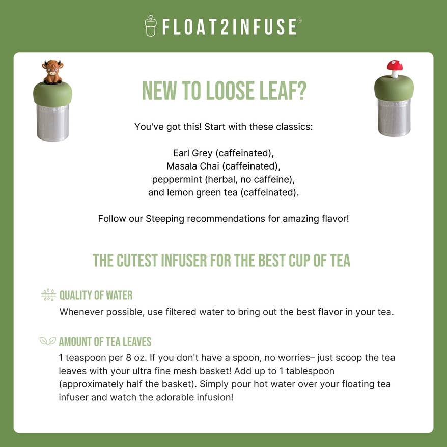 White Ghost | Floating Tea Infuser
