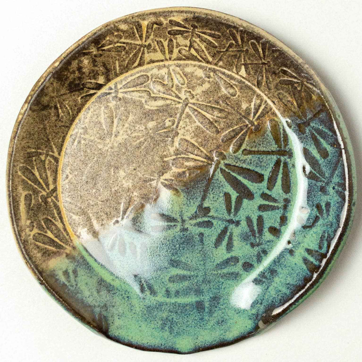Green Dragonfly Spoon Rest