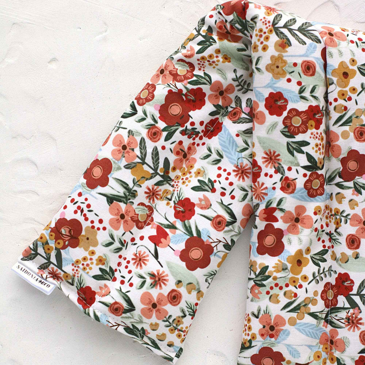 Neck and Body Wrap Hot Cold Weighted Rice Bag ⋆ Boho Flowers