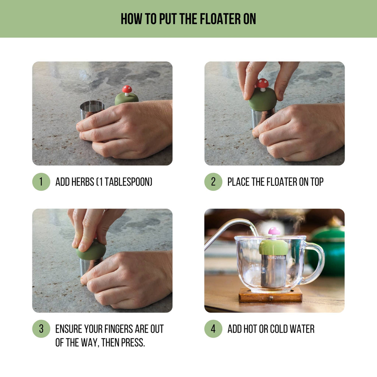 Orange Fox | Floating Tea Infuser