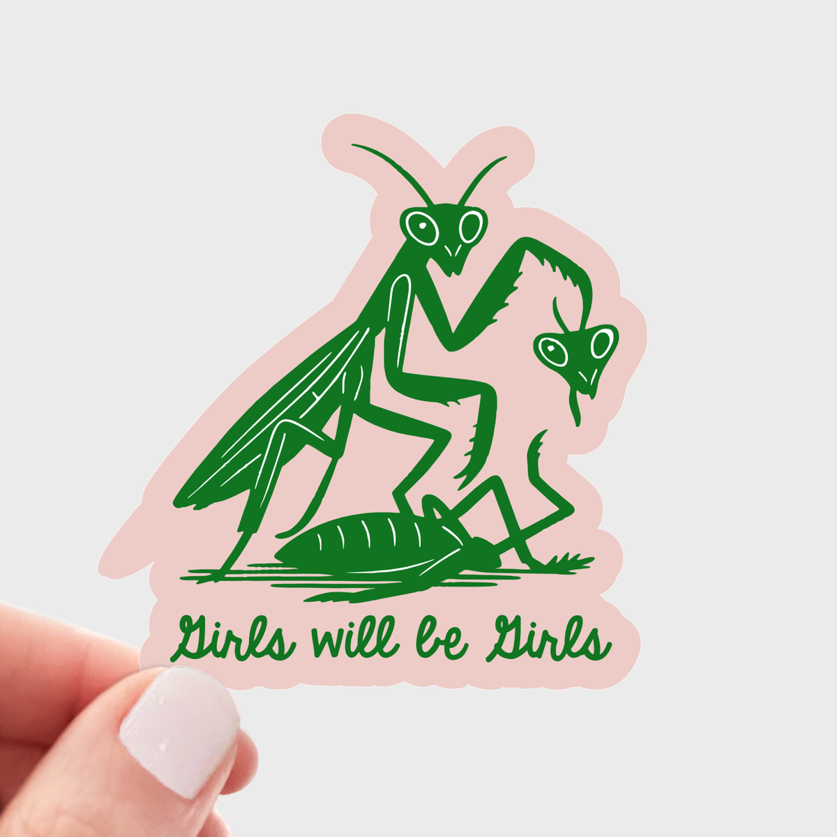 Girls Will Be Girls Vinyl Sticker