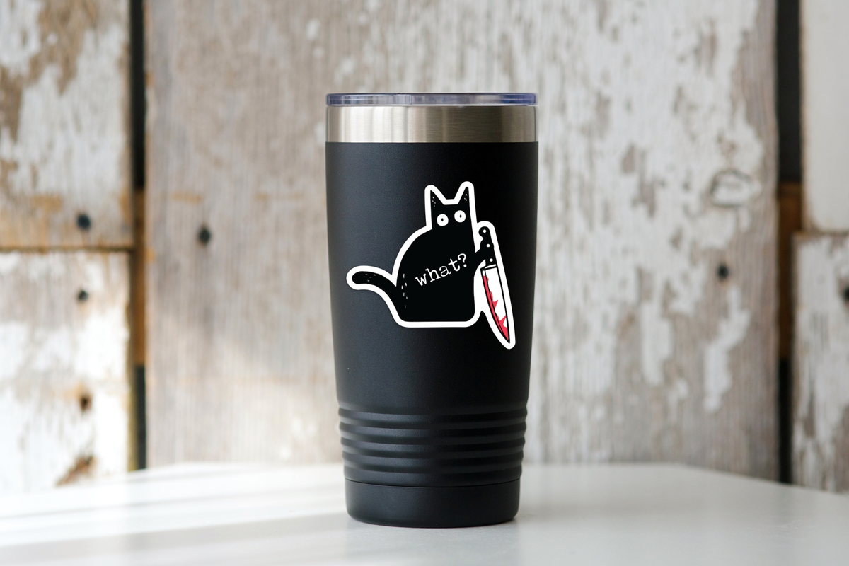 Murder Cat Sticker