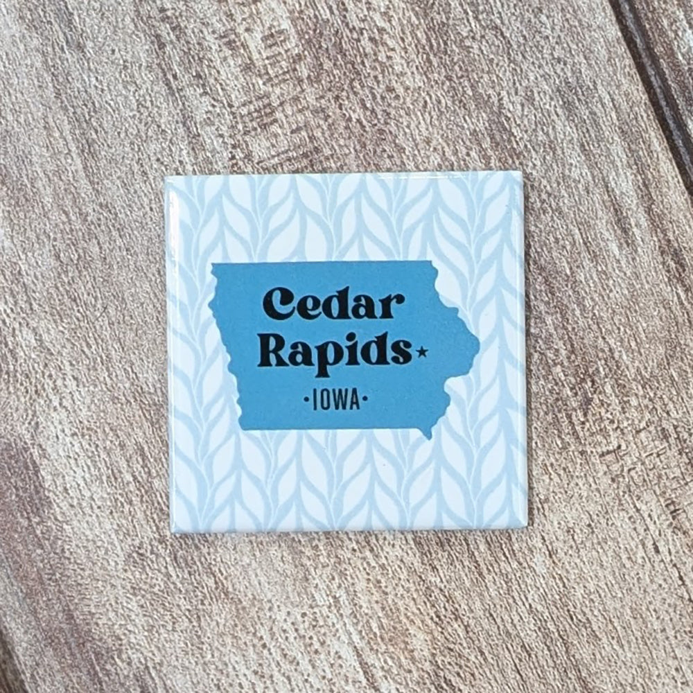 Cedar Rapids, Iowa Refrigerator Magnet