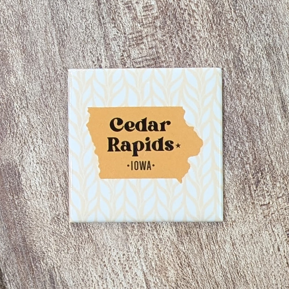 Cedar Rapids, Iowa Refrigerator Magnet