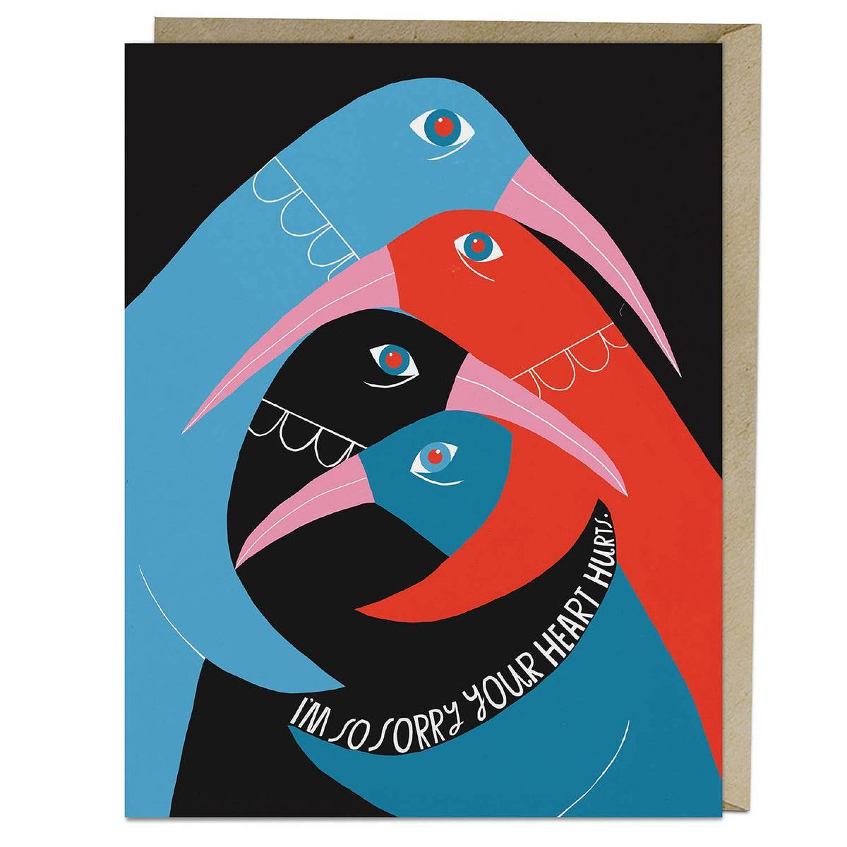 Heart Hurts Empathy Greeting Card