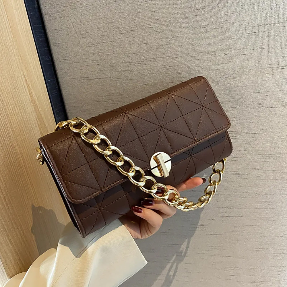 Classic Quilted Chain Shoulder Bag