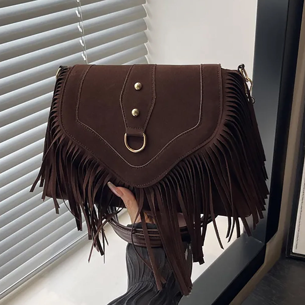 Boho Fringe Crossbody Bag