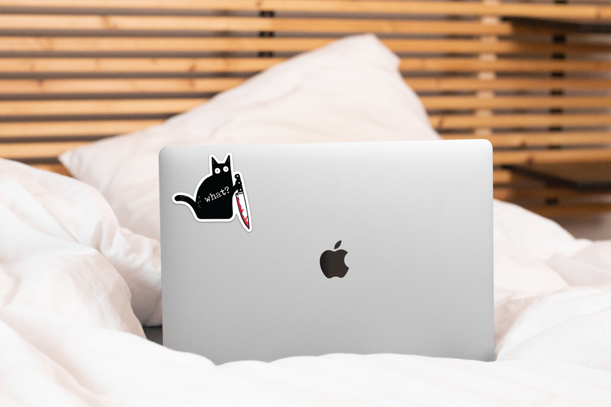 Murder Cat Sticker