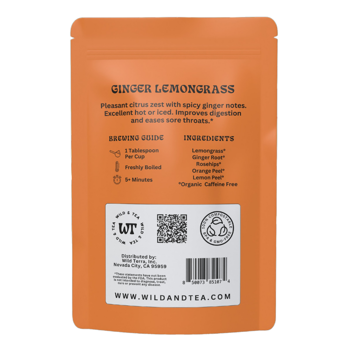 Ginger Lemongrass Herbal Tea