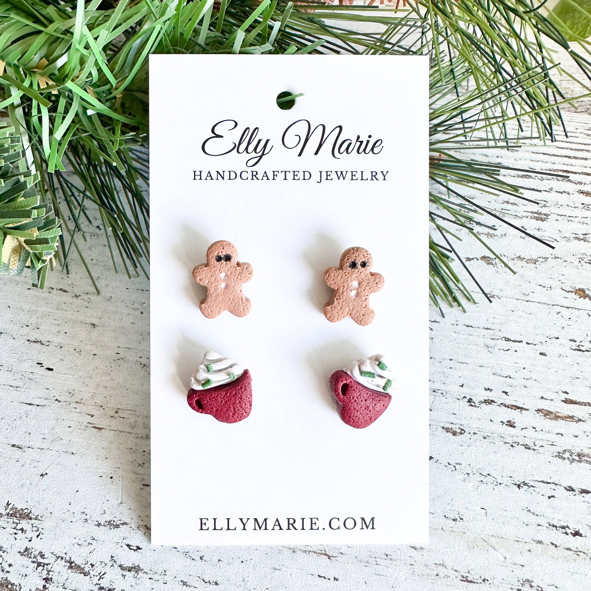 Cookies &amp; Cocoa Winter Earrings Stud Set
