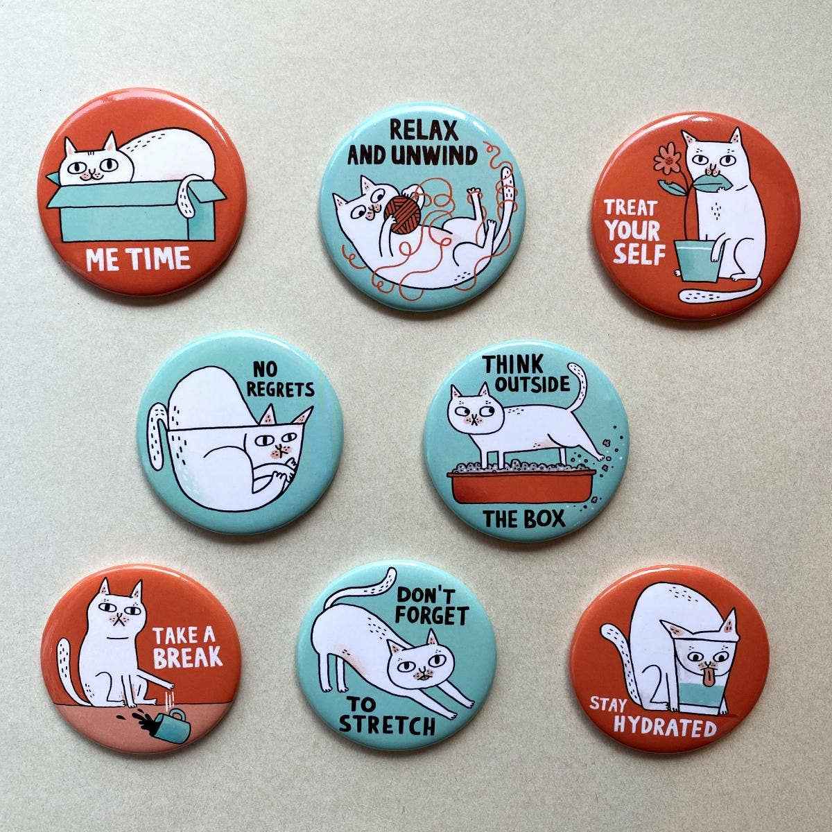 Treat Your Self Cat Magnet |  - Cedar Witch Goods