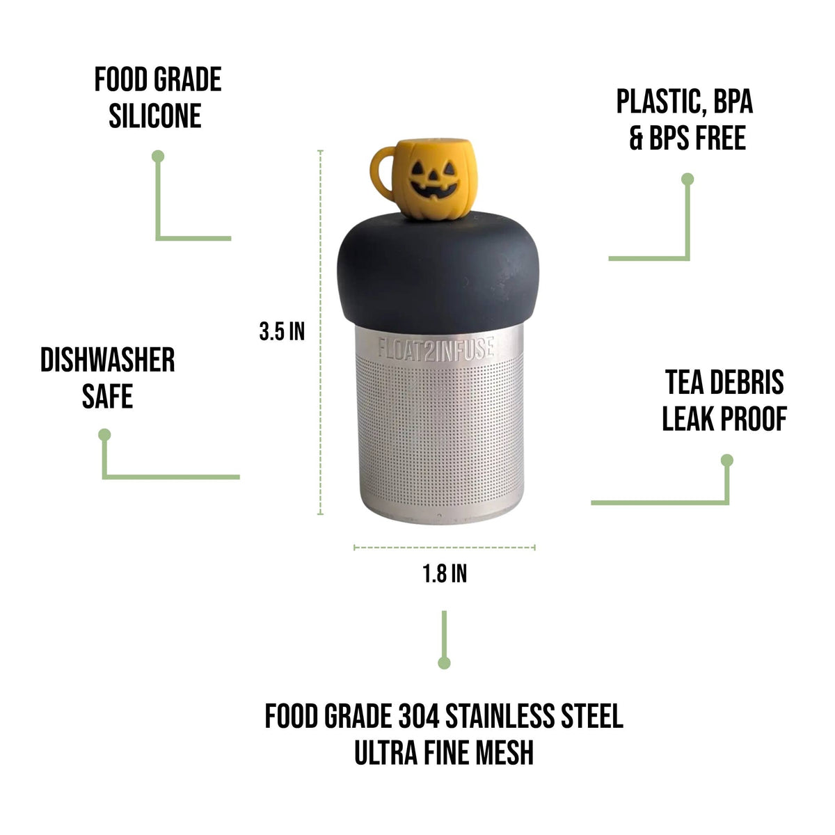 Jack-lantern Mug | Floating Tea Infuser