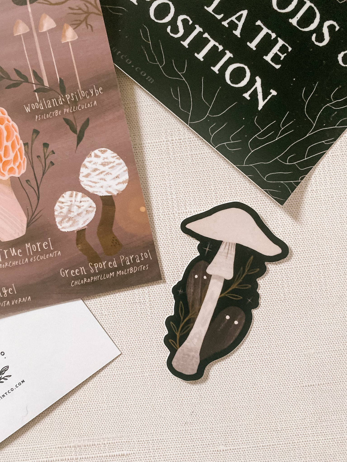 Mushroom Spirits 3&quot; Matte Sticker