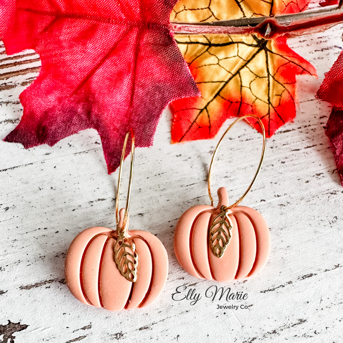 Fall Pumpkin Dangle Earrings