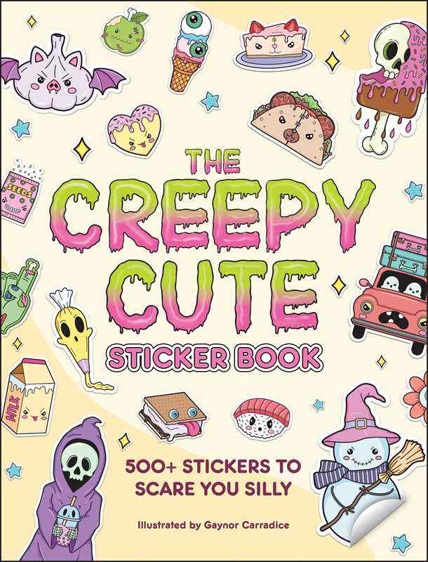 Creepy Cute Sticker Book by