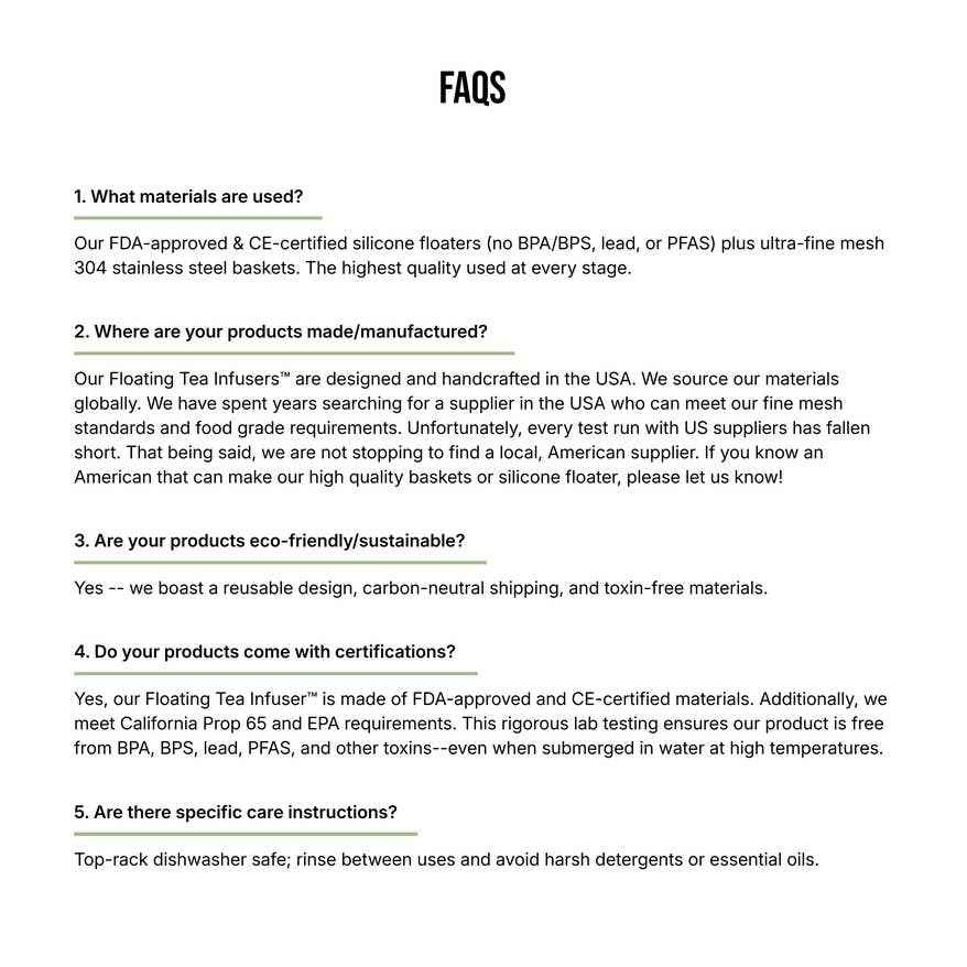 Bookworm | Floating Tea Infuser | Black Base | Green Worm