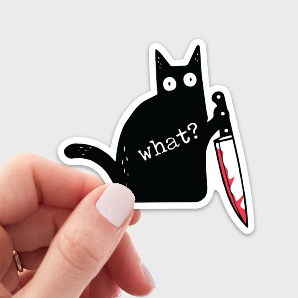 Murder Cat Sticker