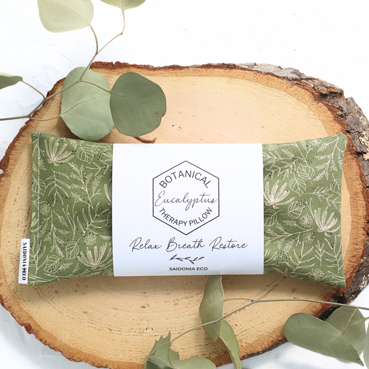 Winter Eucalyptus Therapy Pillow | Gentle Sinus Cold Relief