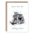 Raccoons Snacks Birthday Card