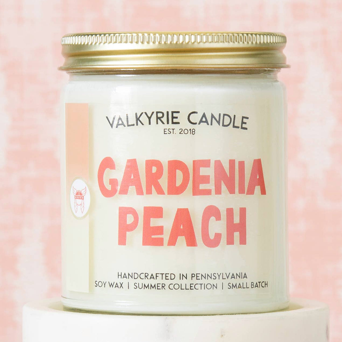 Gardenia Peach Candle | Summer Collection