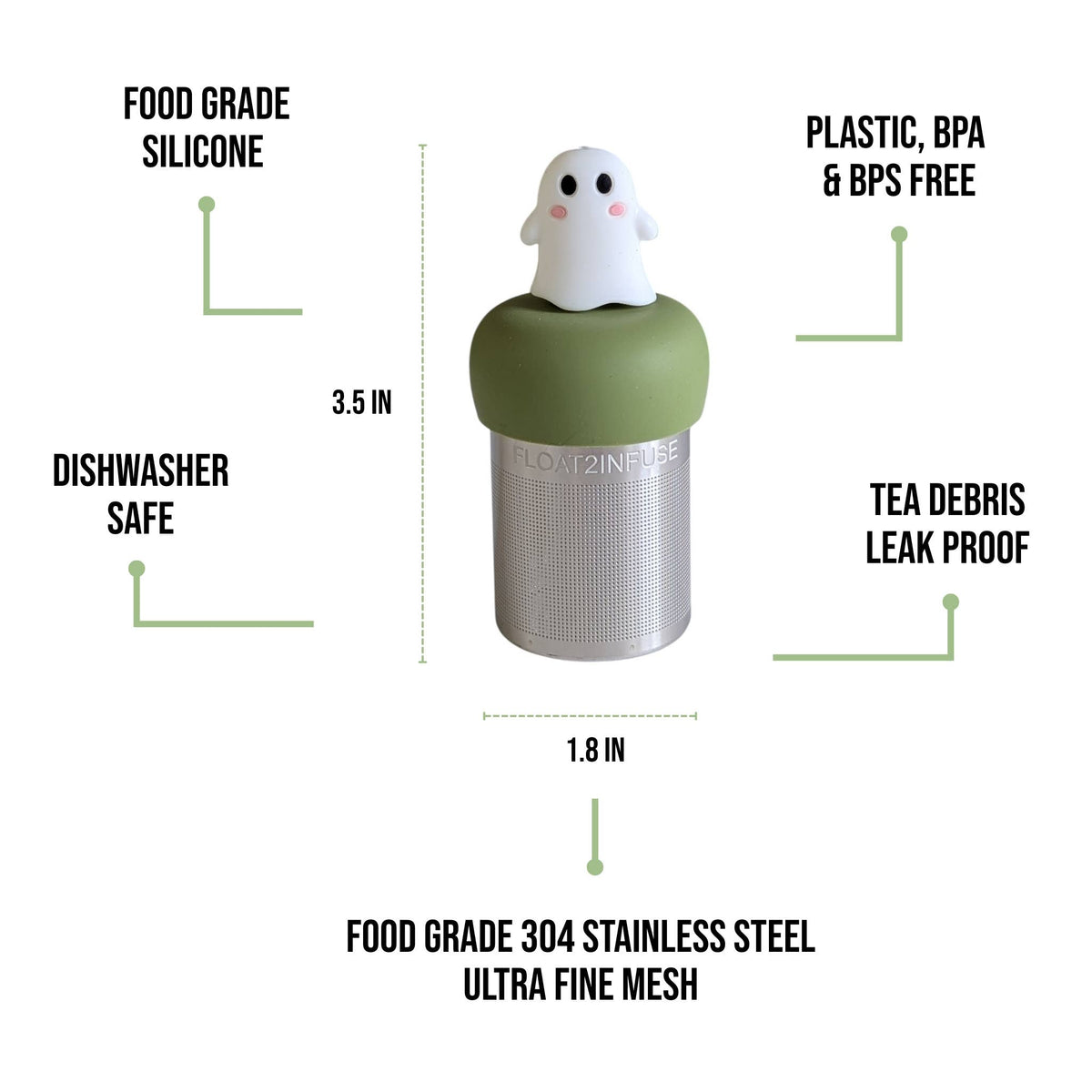 White Ghost | Floating Tea Infuser