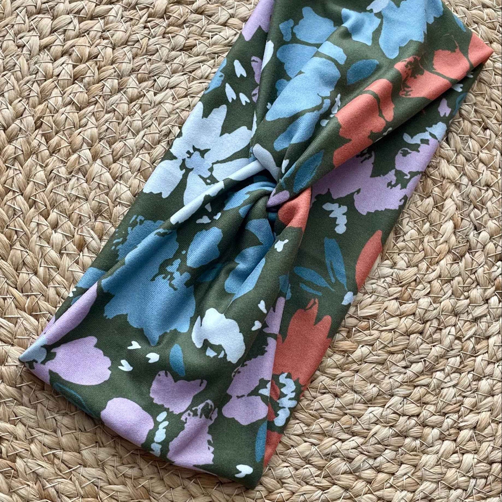 Undergrowth Floral Knit Twist Headband