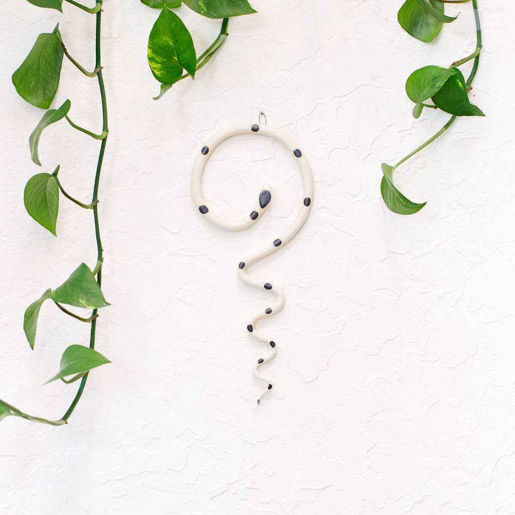 Ceramic Wall Snake, Medium