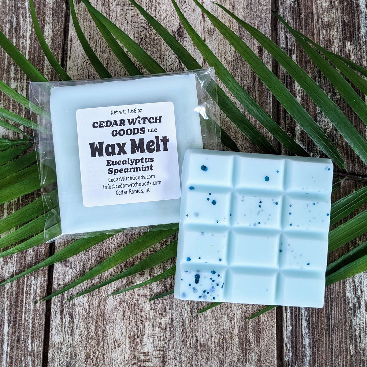 Eucalyptus Spearmint Wax Melt snap bar