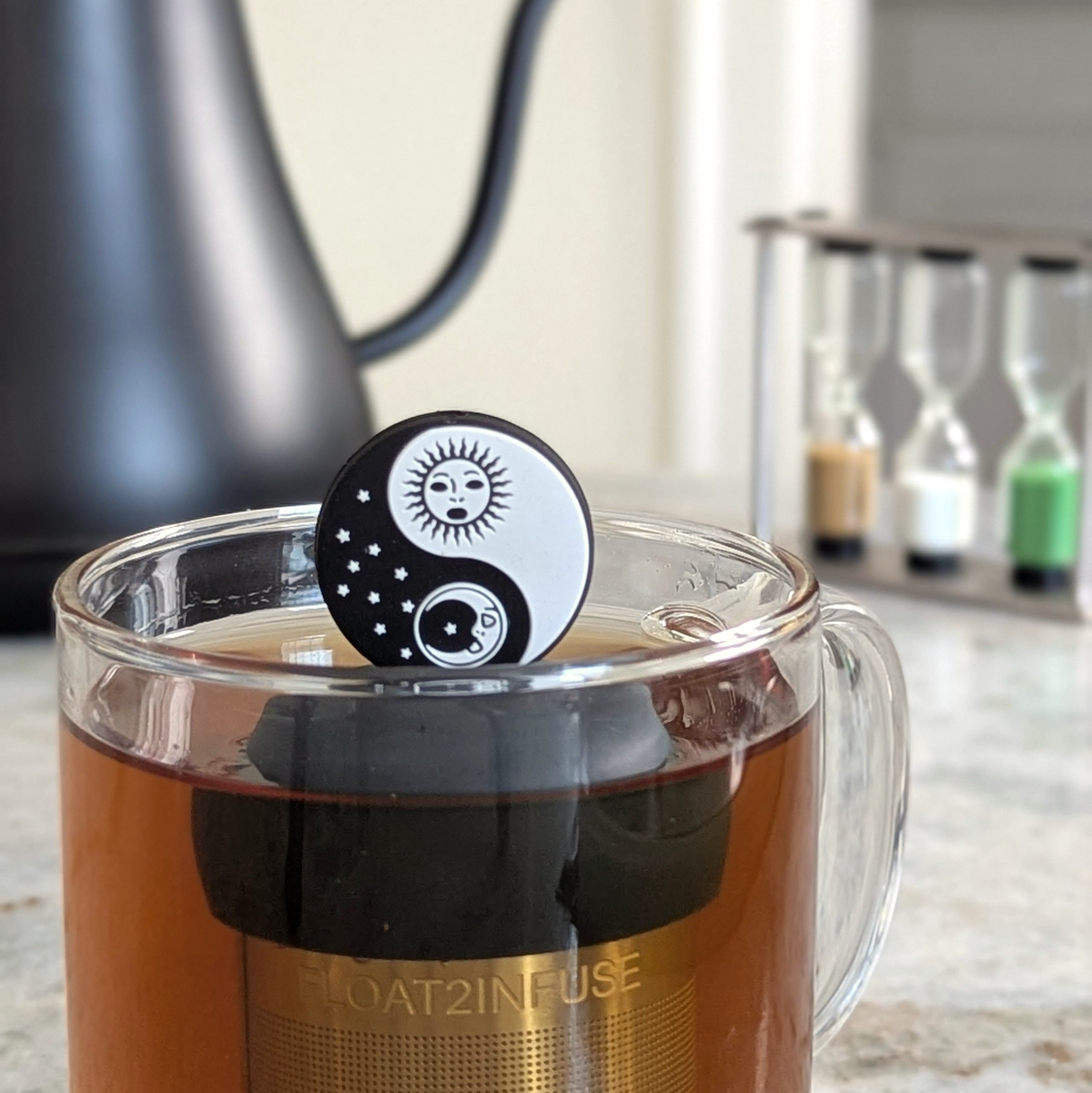 Yin Yang Sun Moon | Floating Tea Infuser