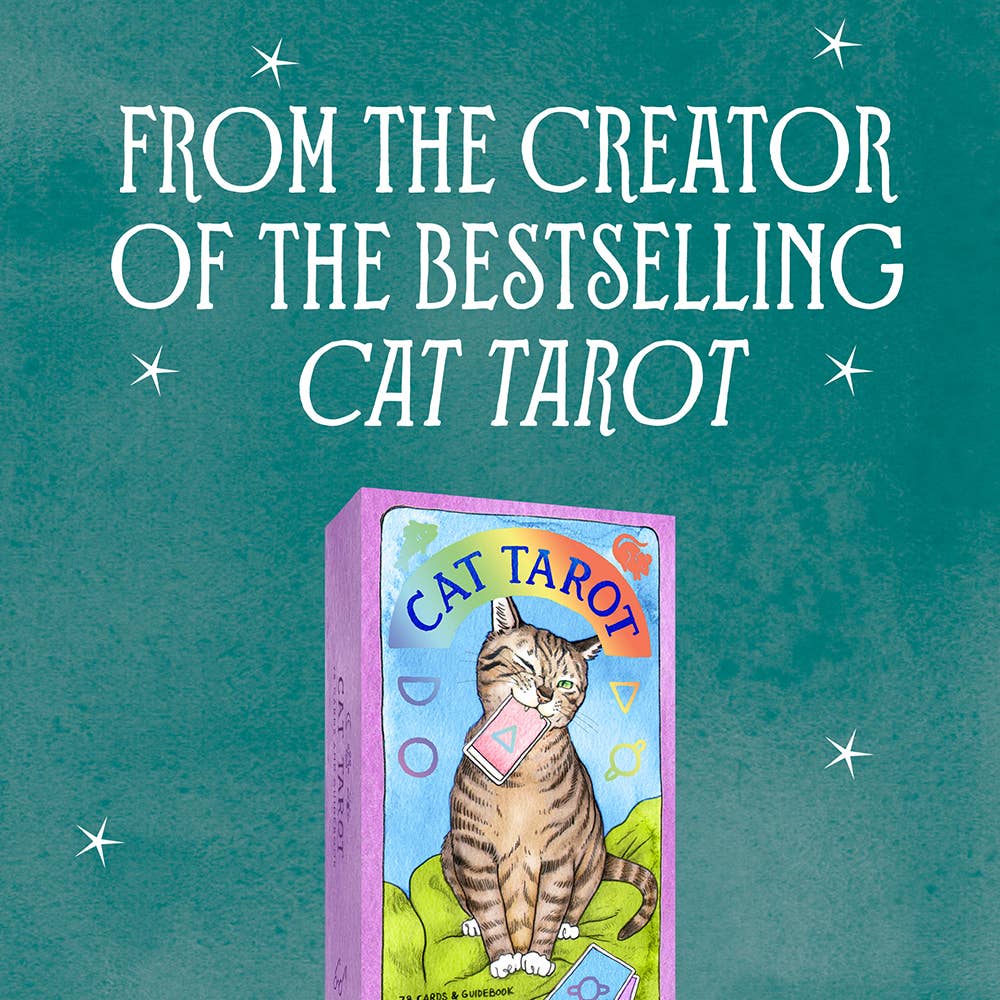 Book titled 'Pawmistry' with a cat and fishbowl illustration on the cover.