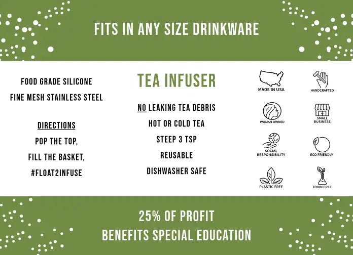 Herb Leaf Floating Tea Steeper
