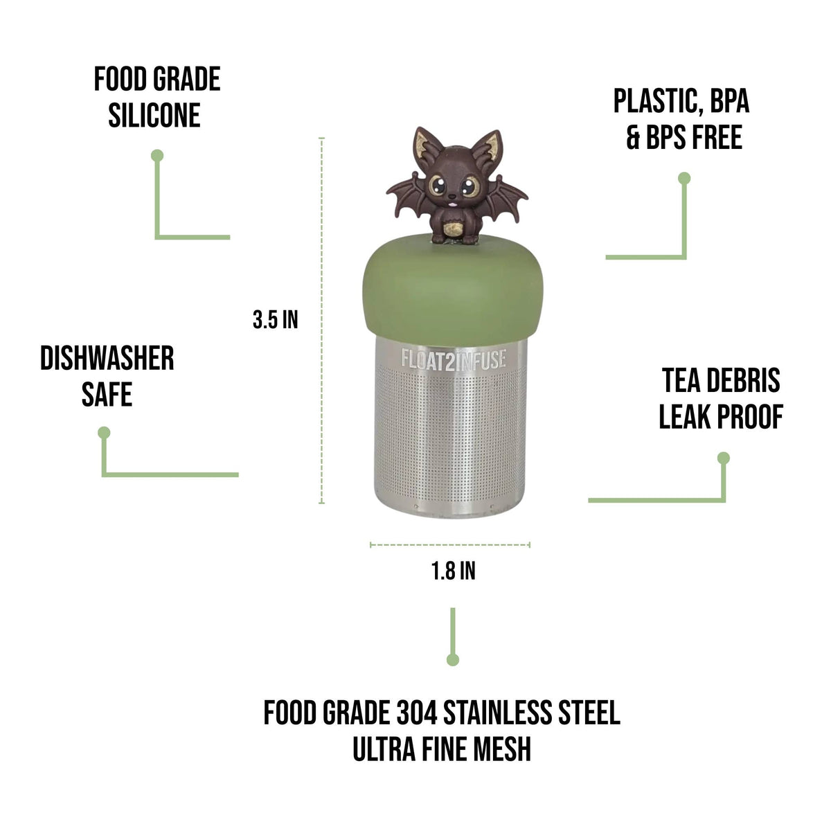 Brown Bat | Floating Tea Infuser