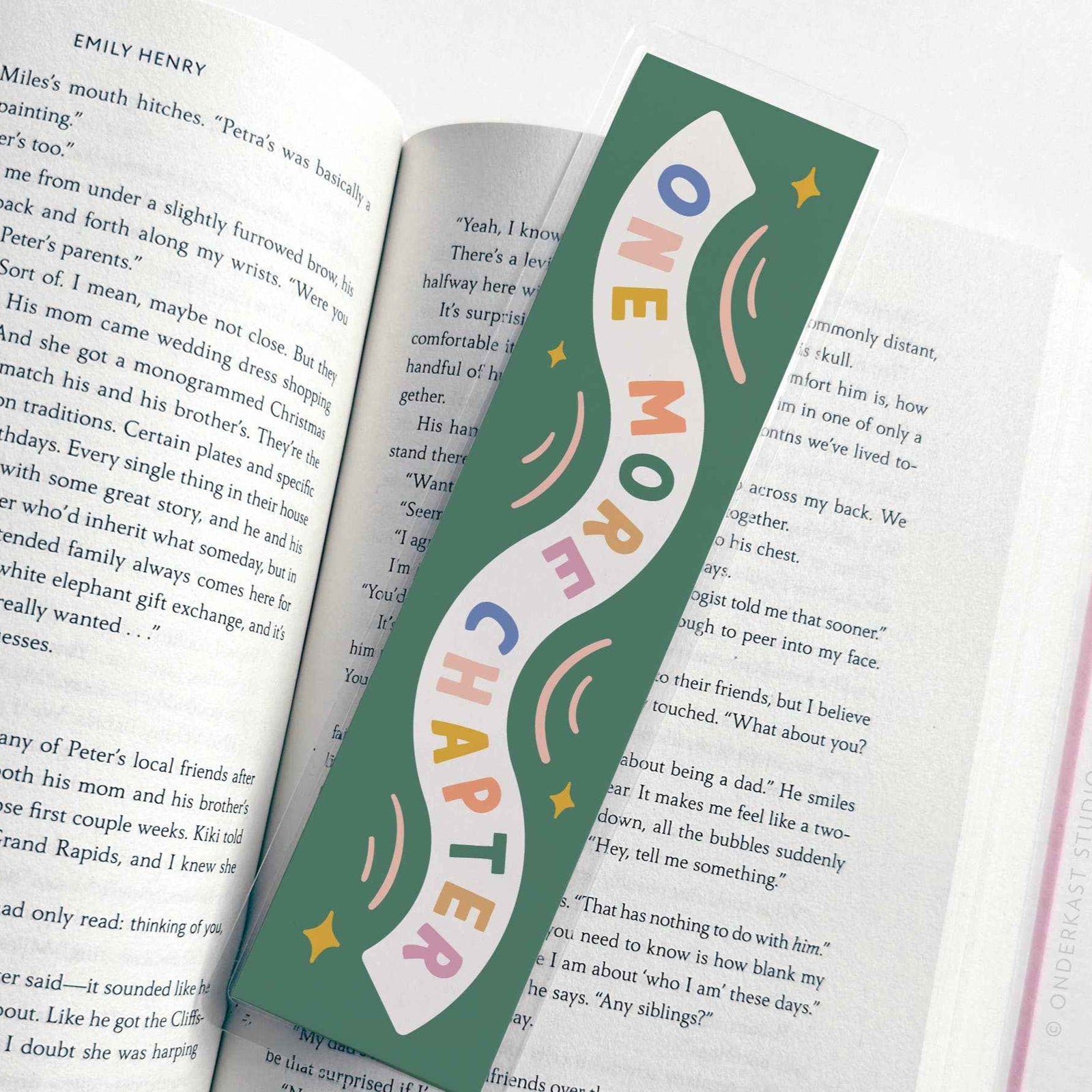 One More Chapter Laminated Bookmark