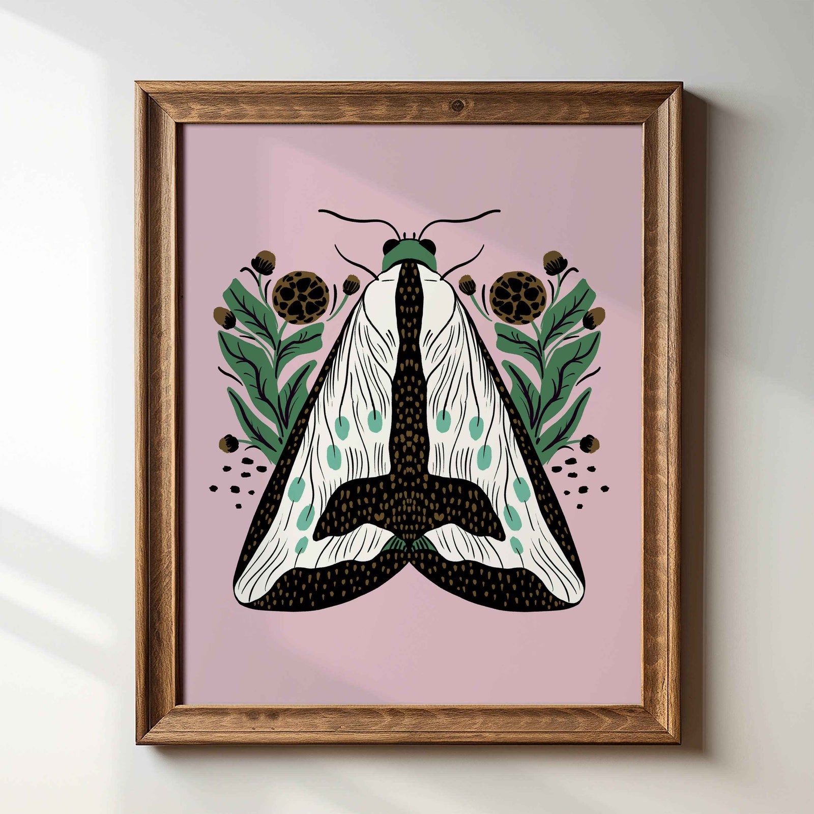 "Goth Moth" - 8" x 10" Giclée Art Print
