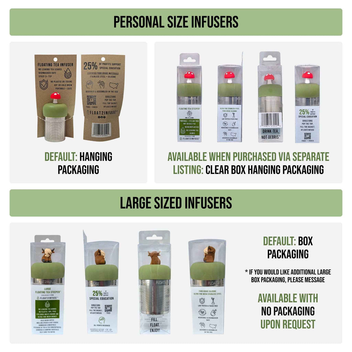 Floating Chameleon Tea Infuser I Black Base