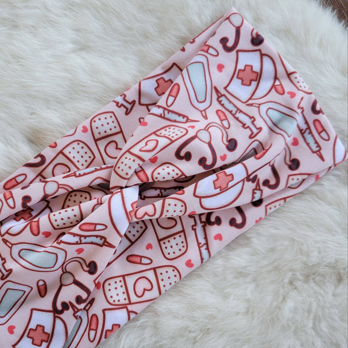 Peach Nurse Headband