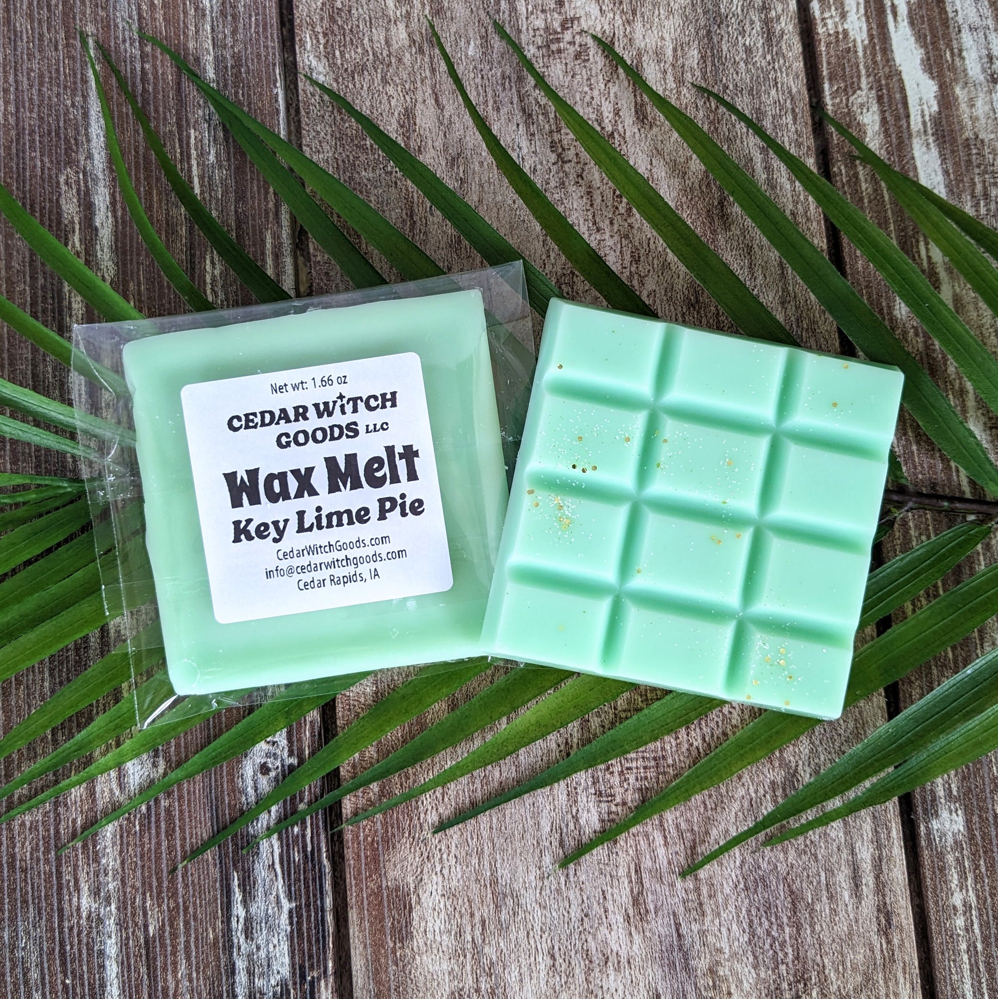 Key Lime Pie Wax Melt snap bar