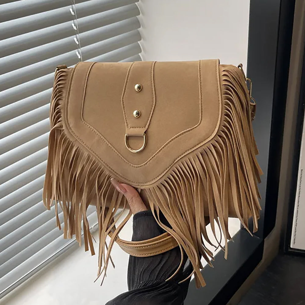 Boho Fringe Crossbody Bag